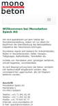 Mobile Screenshot of monobeton.ch